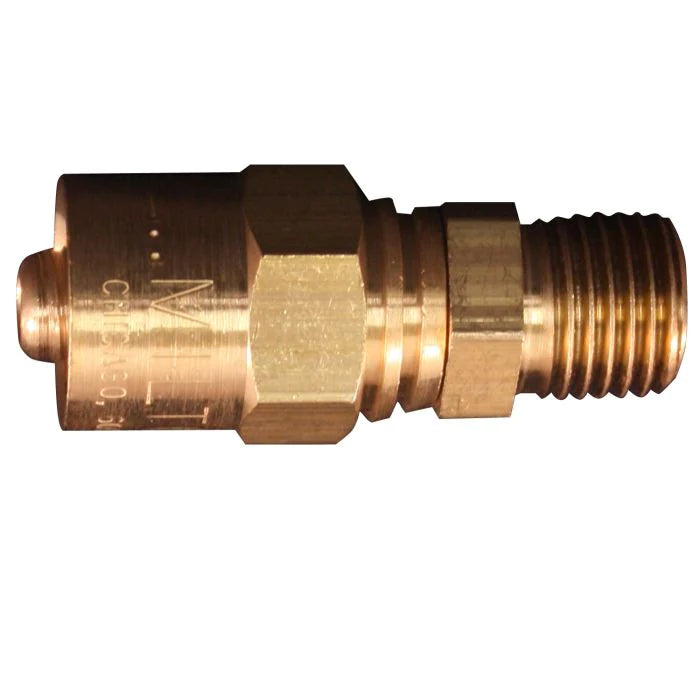 Milton 615 1/4" MNPT Reusable Hose End Fitting