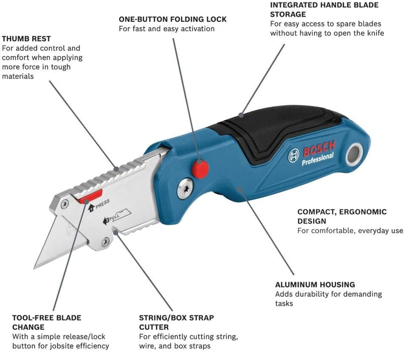 Bosch Folding Utility Knife H11-11100-1
