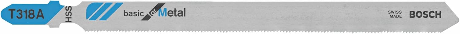 Bosch 5-1/4", 24TPI, HSS T-SHANK JIGSAW BLADE (5 PK) T318A