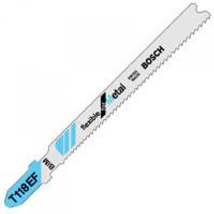 Bosch 3", 18TPI, BI-METAL T-SHANK JIGSAW BLADE  (5 PK) T118EF