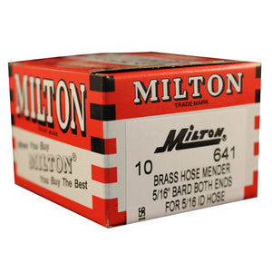 Milton 641 5/16" ID Hose Mender Fitting (Box of 10)
