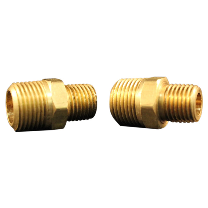 Milton 646-1 3/8" MNPT x 1/4" MNPT Hex Nipple Hose Fitting (Box of 10)