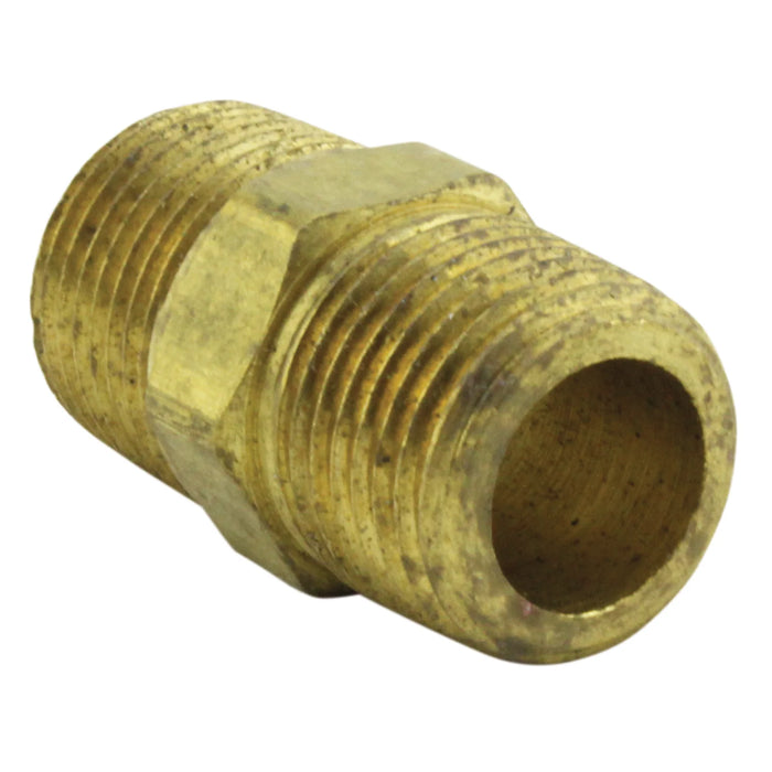 Milton 647 3/8" MNPT Hex Nipple Hose Fitting (Box of 10)