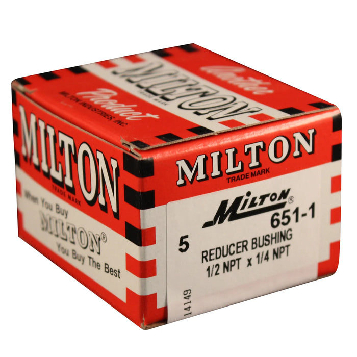 Milton 651-1 1/4" NPT Hose Reducer Bushing (Box of 5)