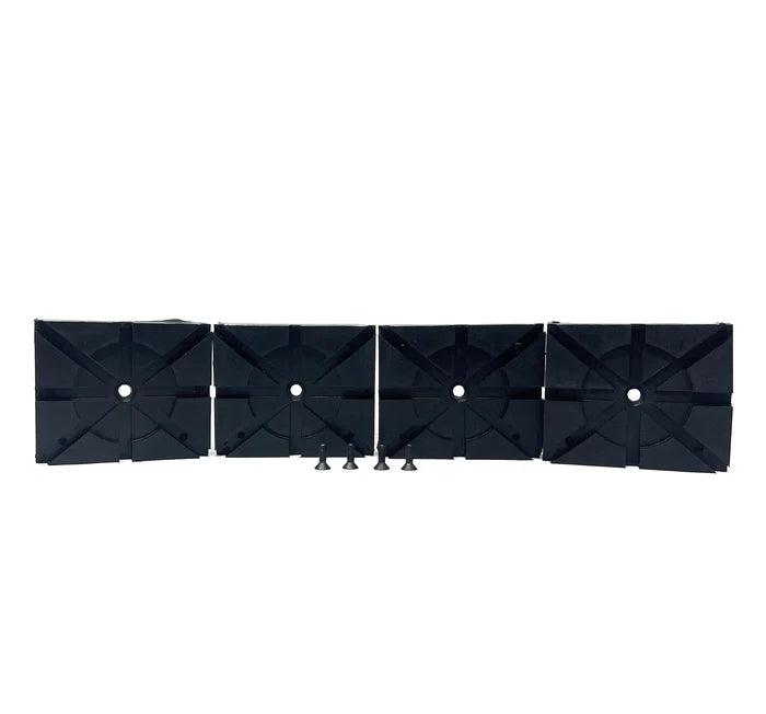 MT-RSR Rectangular Rubber Pads Kits 4PK 36-10B-100S