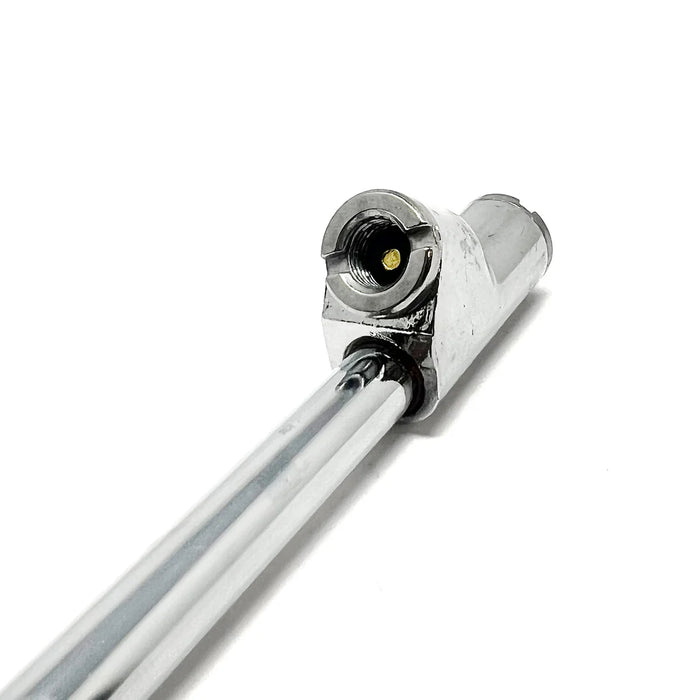 MT-RSR Economy Dual Foot Lock-On 14" Air Chuck - 1/4" FNPT - Closed - Chrome 6568LC