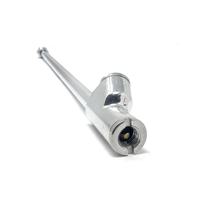 MT-RSR Economy Dual Foot Lock-On 14" Air Chuck - 1/4" FNPT - Closed - Chrome 6568LC