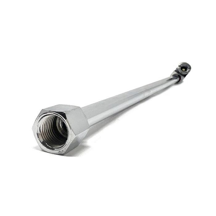 MT-RSR Economy Dual Foot Lock-On 14" Air Chuck - 1/4" FNPT - Closed - Chrome 6568LC