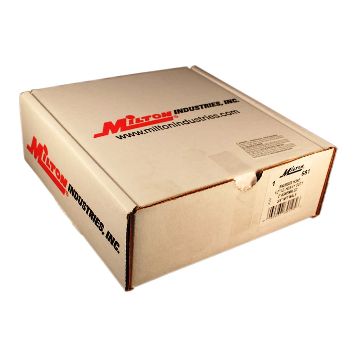 Milton 681 3/8" MNPT Snubber Hose