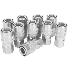 Load image into Gallery viewer, Zeeline S-715ST - Milton® 1/4&quot; FNPT Industrial Interchange (M-STYLE®) Quick-Connect Steel Coupler (Box Of 10 Retail Package)