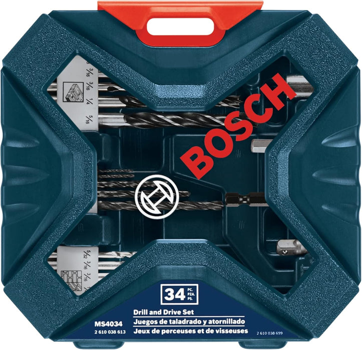 Bosch 34PC DRILL AND DRIVE SET MS4034