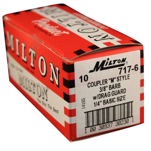Milton 717-6BK 3/8" Hose Barb M-STYLE® Coupler