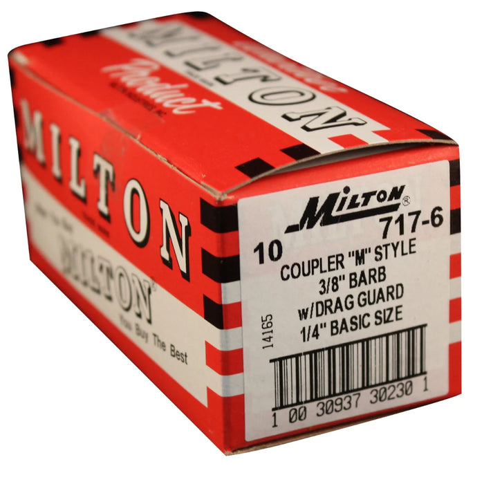 Milton 717-6BK 3/8" Hose Barb M-STYLE® Coupler