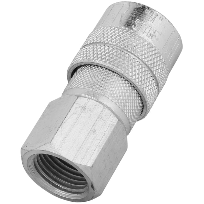 Zeeline 718ST - Milton® 3/8" Steel (M-STYLE®) Quick-Connect Steel Coupler, Female (Box Of 10)