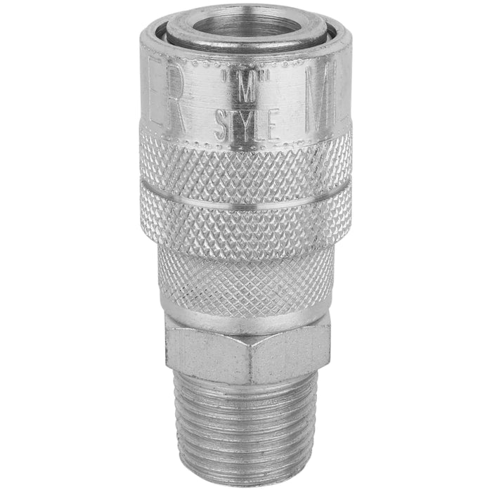 Zeeline 719STBK - Milton® 3/8" Steel (M-STYLE®) Quick-Connect Steel Coupler, Male (Box Of 100)