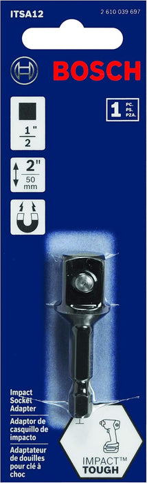 Bosch ITSA12B IMPACTTOUGH 1/2" SKT ADAP (BULK) ITSA12B