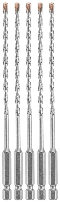 Bosch 3/16" 5PK THREE-FLAT SHANK HAMMER DRILL MASONRY BIT LBH0035
