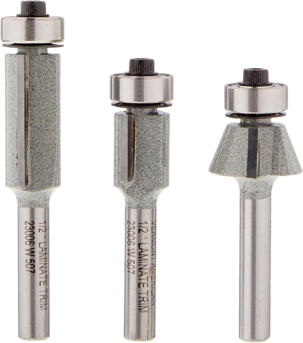 Bosch 23006 VA 3PC CARBIDE TRIMMING SET 23006