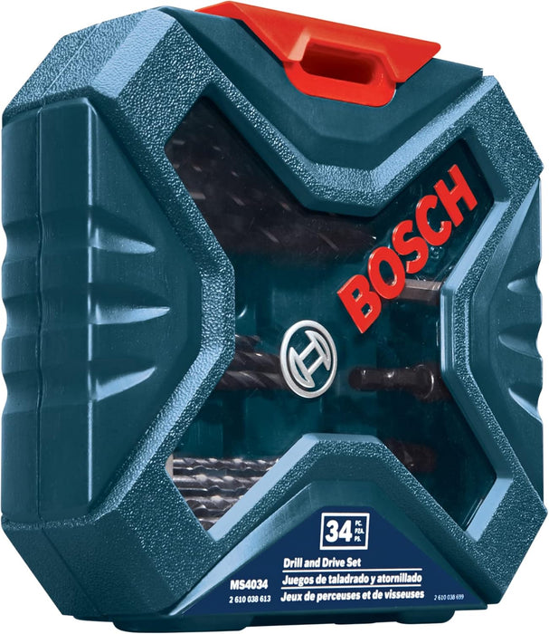 Bosch 34PC DRILL AND DRIVE SET MS4034