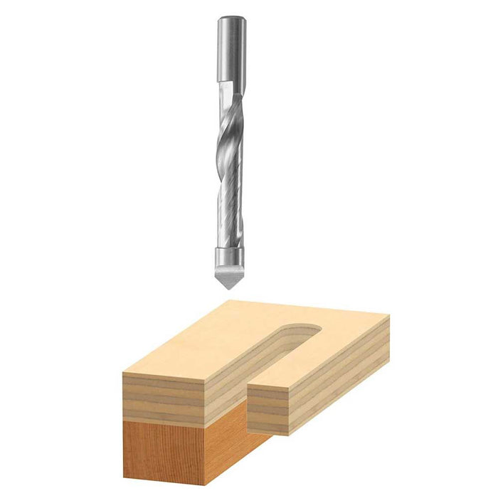 Bosch PILOT PANEL BIT, 3/8" DN. SPRL., 3/8" SHK., H.S.S. (BULK) 85184B50