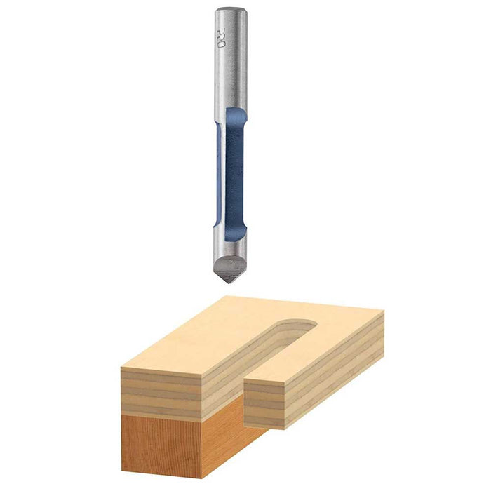 Bosch PILOT PANEL BIT 1/4", 1/4" SHK., 1 FLT., C.T. (SUPER) BULK 50 85244MB50