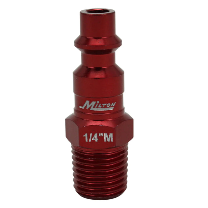 Milton 728MC-20 COLORFIT® Plugs (M-STYLE®, Red) - 1/4" NPT (Box of 20)