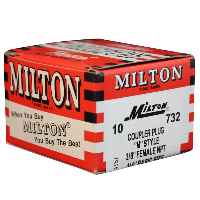 Milton 732 3/8" NPT M-STYLE® Plug