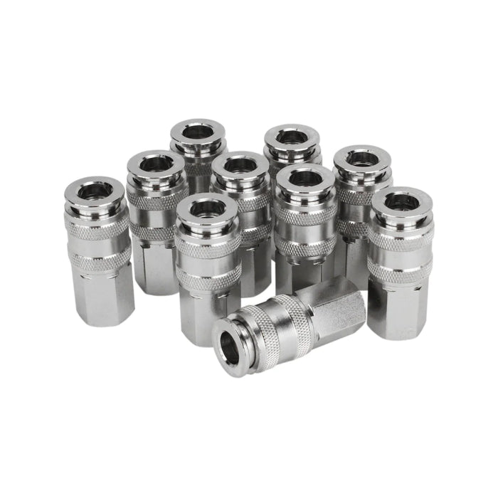 Milton 743BK 5 In ONE® Universal Quick-Connect Coupler, 1/4" NPT