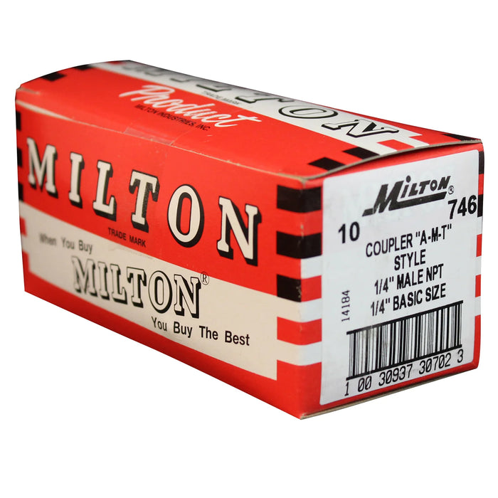 Milton 746BK 1/4" NPT AMT-Style Coupler