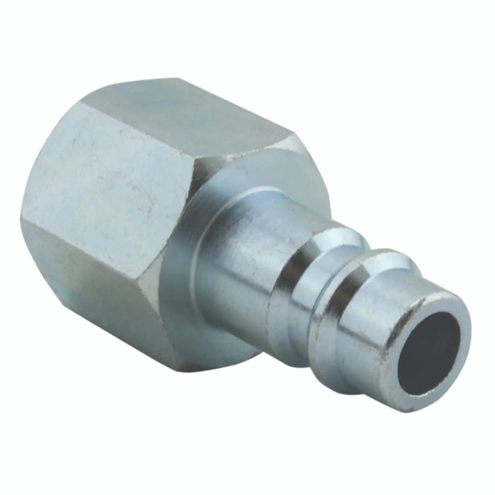 Milton 763-1 HIGHFLOWPRO® 1/4" FNPT V-Style/Euro Interchange Steel Air Plug Fitting (High Volume Low Pressure Application)