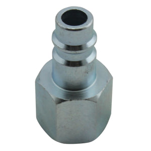 Milton 763-1 HIGHFLOWPRO® 1/4" FNPT V-Style/Euro Interchange Steel Air Plug Fitting (High Volume Low Pressure Application)