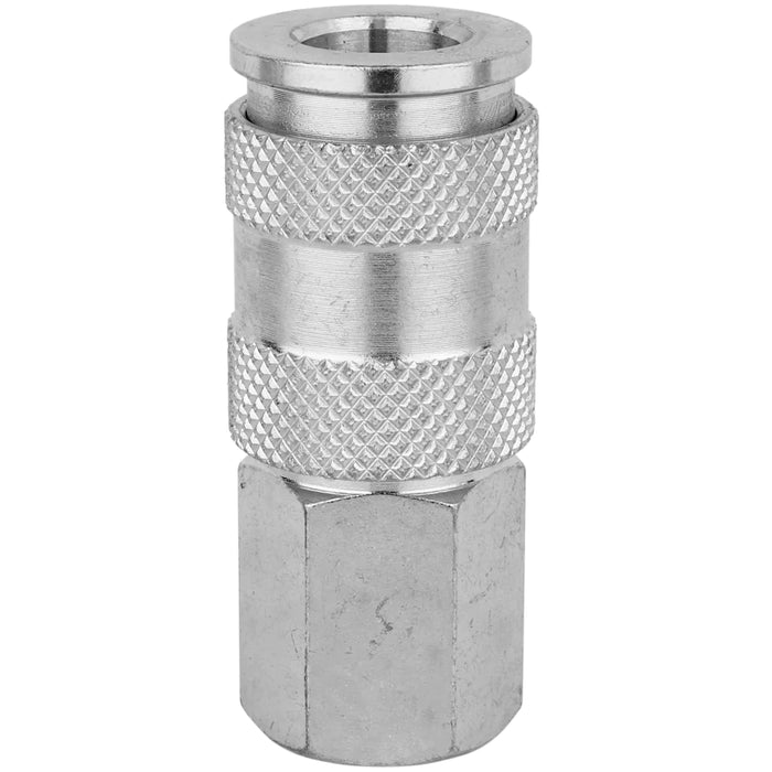 Zeeline 764STBK - Milton® 1/4" FNPT High Flow (V-Style) Quick-Connect Steel Coupler (Box Of 100)