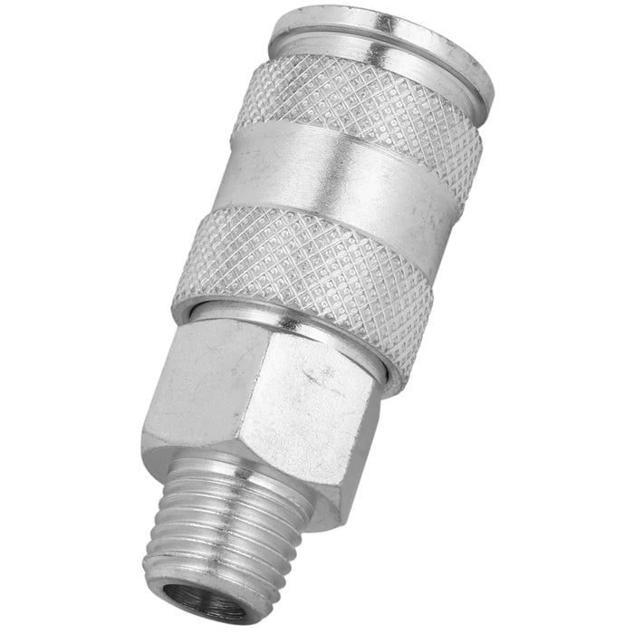 Zeeline S-765W - Milton® 1/4" MNPT High Flow (V-Style) Quick-Connect Steel Coupler (Sold Individually)