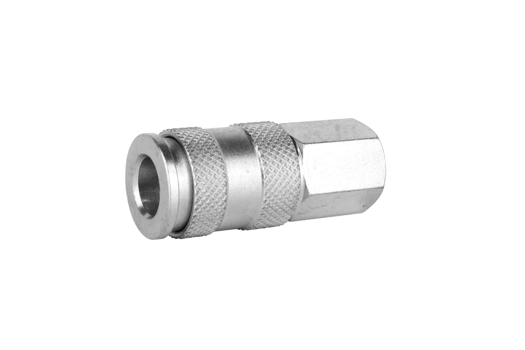 Zeeline S-766ST - Milton® 3/8" FNPT High Flow (V-Style) Quick-Connect Steel Coupler (Box Of 10 Retail Packaging)