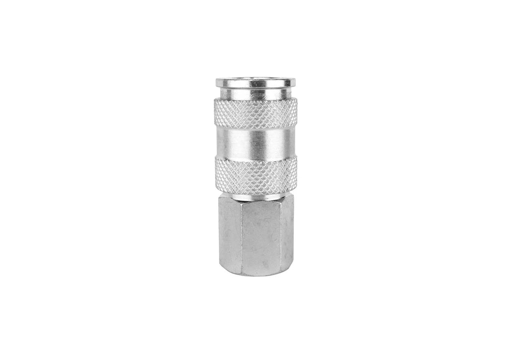 Milton 766ST 3/8" FNPT High Flow (V-Style) Quick-Connect Steel Coupler (Box of 10)