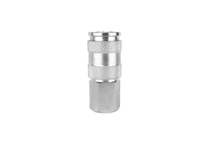 Milton 766STBK 3/8" FNPT High Flow (V-Style) Quick-Connect Steel Coupler (Box of 100)