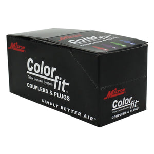 Milton 775AC COLORFIT® Couplers (A-Style, Green) - 1/4" NPT (Box of 10)
