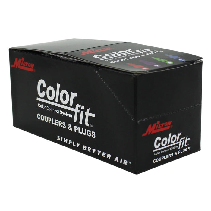 Milton 776AC COLORFIT® Couplers (A-Style, Green) - 1/4" NPT (Box of 10)