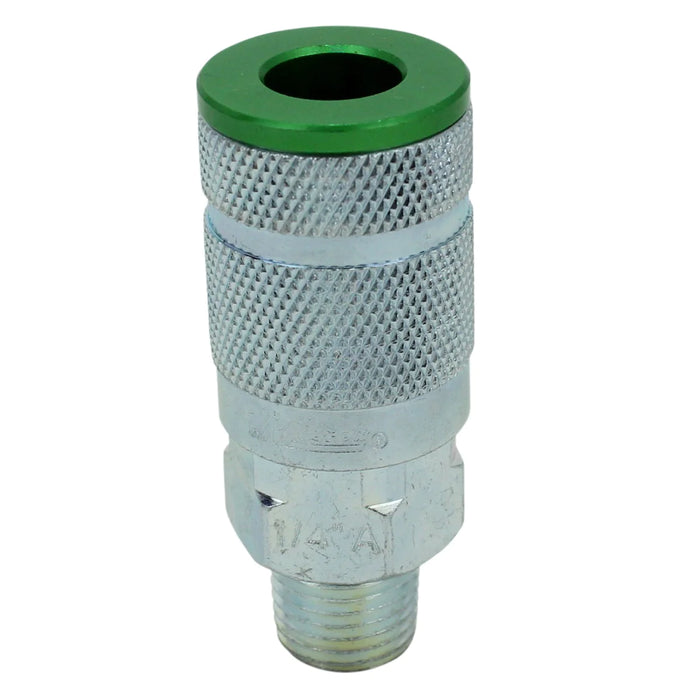 Milton 775AC COLORFIT® Couplers (A-Style, Green) - 1/4" NPT (Box of 10)