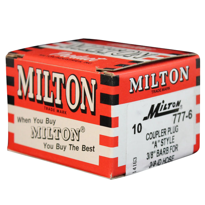 Milton 777-6 3/8" Hose Barb A-Style Plug