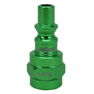Milton 778AC-20 COLORFIT® Plugs (A-Style, Green) - 1/4" NPT (Box of 20)
