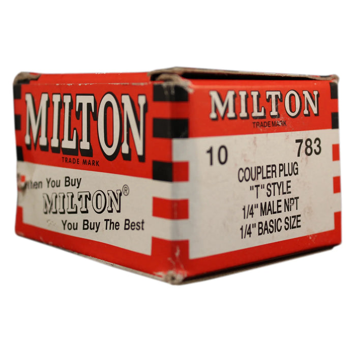 Milton 783BK 1/4" NPT T-Style Plug