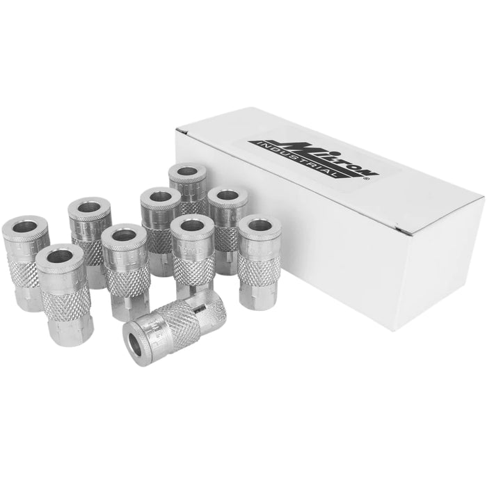 Zeeline 785ST - Milton® 1/4" Steel (T-Style) Quick-Connect Female Steel Coupler (Box Of 10)