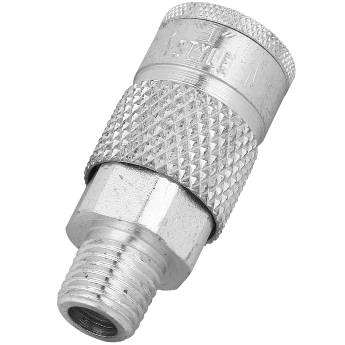 Zeeline 786ST - Milton® 1/4" Steel (T-Style) Quick-Connect Male Steel Coupler (Box Of 10)