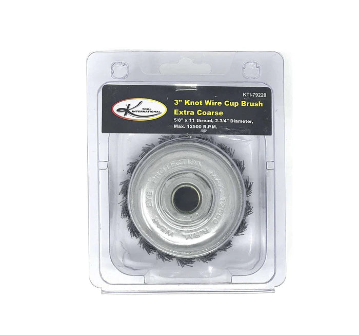 MT-RSR 3in. Knot Wire Cup Brush Extra Corse 79220