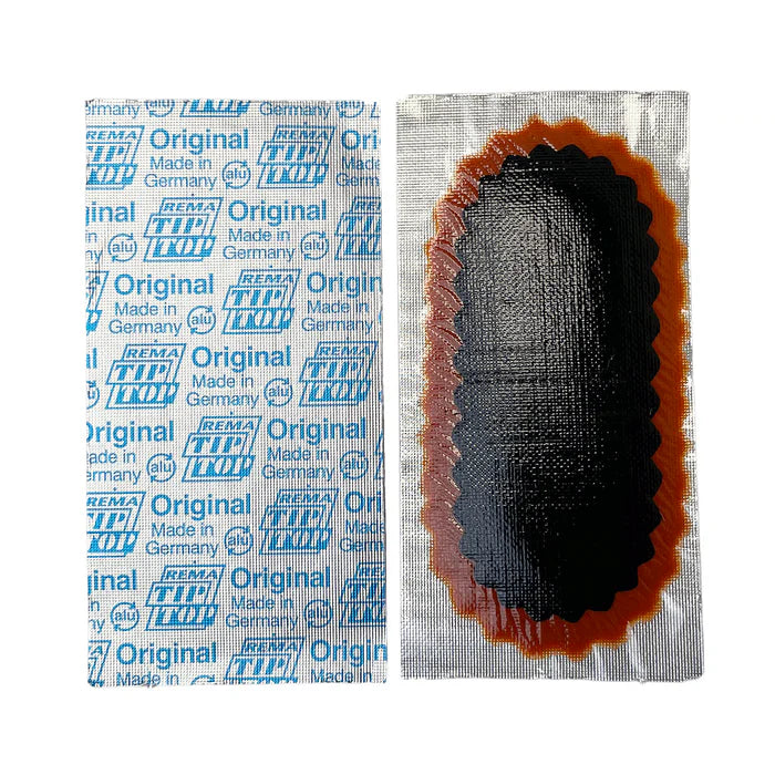 MT-RSR Rema 7 Tube Patch, 3" x 1-1/2" Oval, Red Edge (30 bx) REM-7