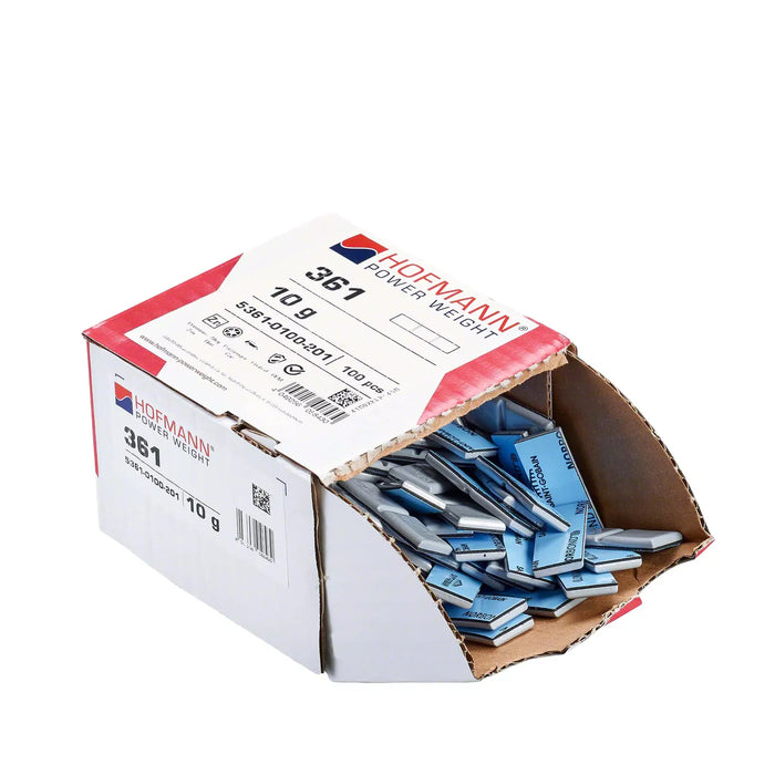 MT-RSR Adhesive Wheel Weight - HPW Type 361 - 10g - Box of 100 WW-WG-361-10