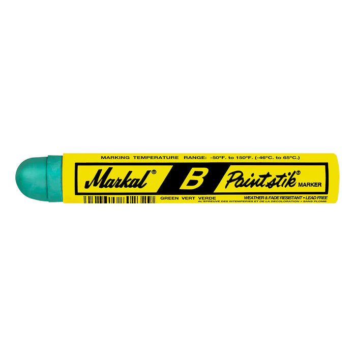 MT-RSR Paint Stick, MARKAL, Green, 3/4" Round (1 bx/12 Sticks) REM-80226-BOX