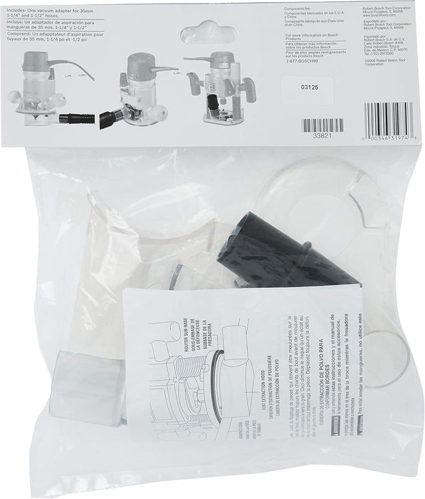 Bosch 3PC DUST EXTRACTION HOOD SET FOR 1617EVSPK RA1173AT