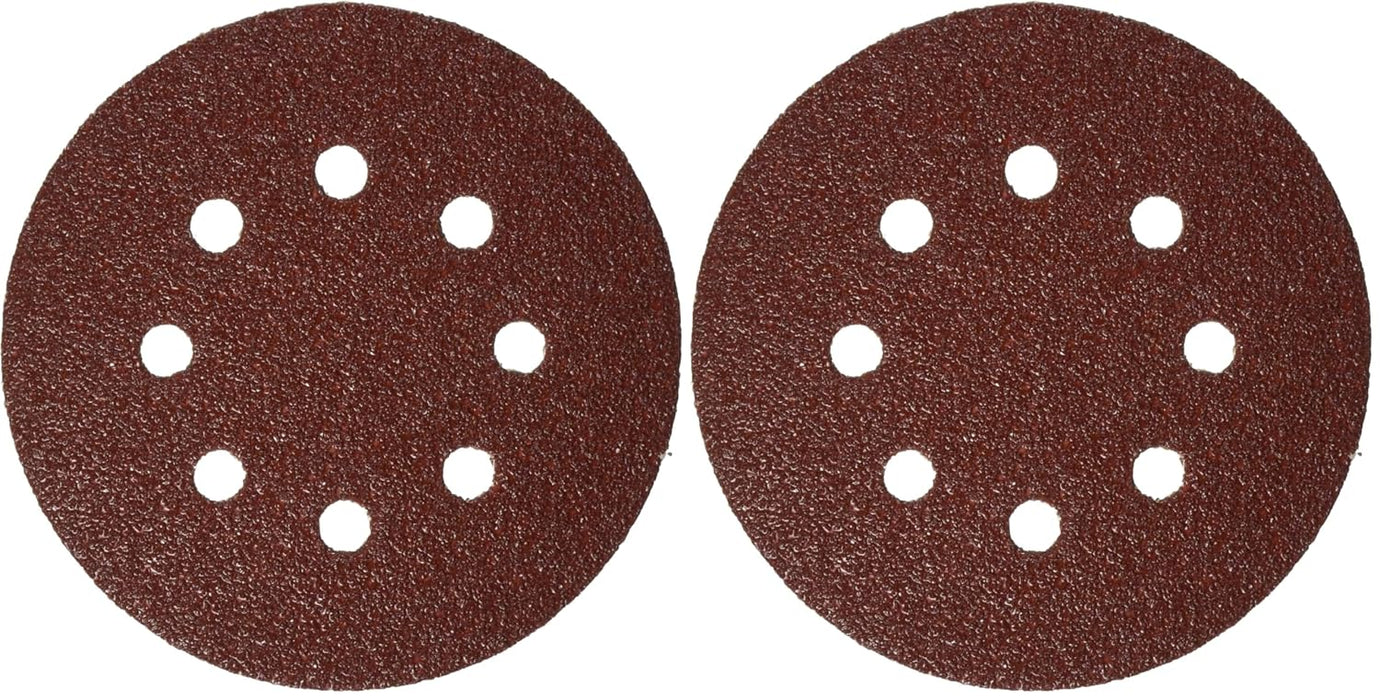 Bosch 5" HOOK & LOOP SANDING DISC, 8-HOLE, RED, 40 GRIT  (5PK) SR5R040